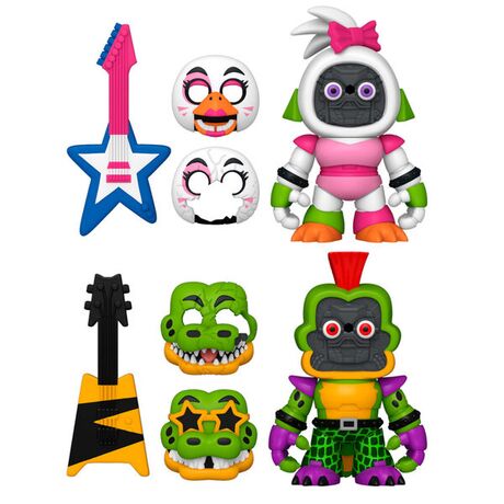 FUNKO POP pack 2 figures Five Nights at Freddys Montgomery Gator and Glamrock Chica