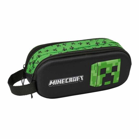 SAFTA Minecraft 3D double pencil case