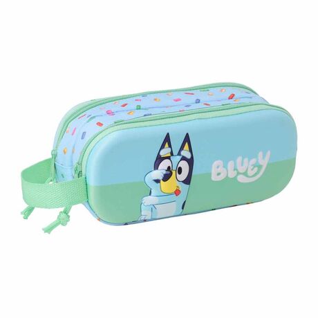 SAFTA Bluey 3D double pencil case