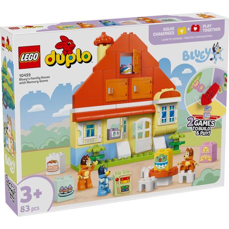 10459 Duplo Bluey Casa della Famiglia di Bluey Gioco Memoria