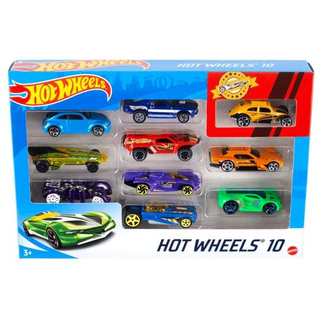 MATTEL Hot Wheels blister 10 assorted cars