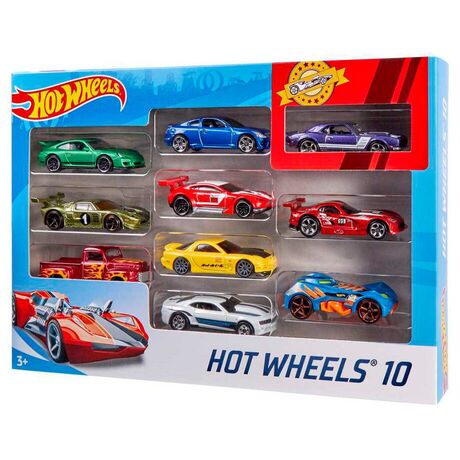 MATTEL Hot Wheels blister 10 assorted cars