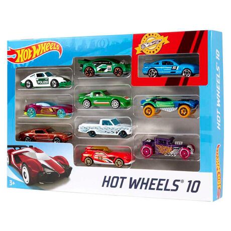 MATTEL Hot Wheels blister 10 assorted cars