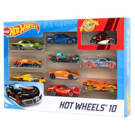 MATTEL Hot Wheels blister 10 assorted cars