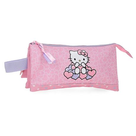 JOUMMA BAGS Hello Kitty Hearts & Dots triple pencil case