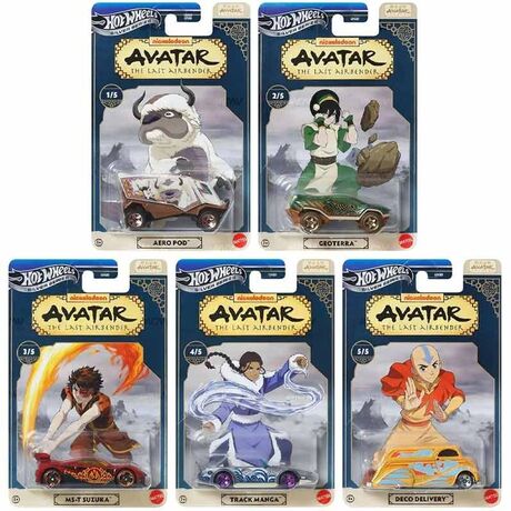 MATTEL Hot Wheels Avatar The Last Airbender Entertainment assorted car