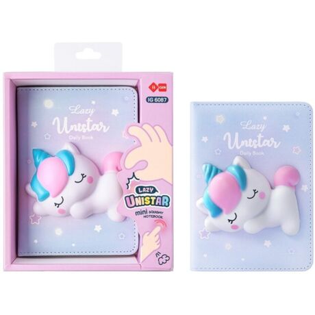 Taccuino 3D Squishy Lazy Unistar Unicorn