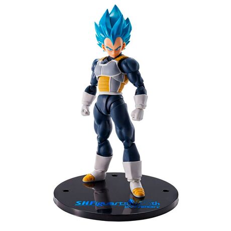 TAMASHII NATIONS Dragon Ball Super 15th Anniversary Vegeta Super Saiyan Blue SH Figuarts figure 14cm