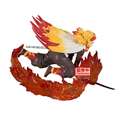 BANPRESTO Demon Slayer Kimetsu no Yaiba Vibration Stars Kyojuro Rengoku 14cm