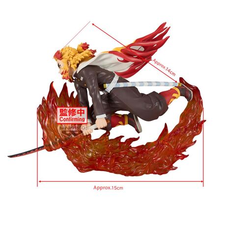 BANPRESTO Demon Slayer Kimetsu no Yaiba Vibration Stars Kyojuro Rengoku 14cm