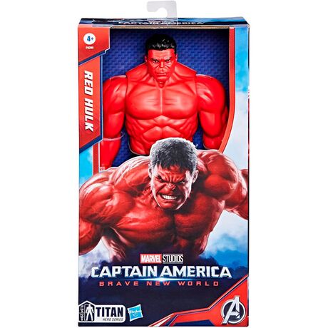 HASBRO Marvel Avengers Captain America Brave New World Titan Hero Red Hulk figure 30cm