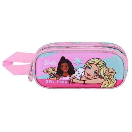 KARACTERMANIA Barbie Pets 3D double pencil case