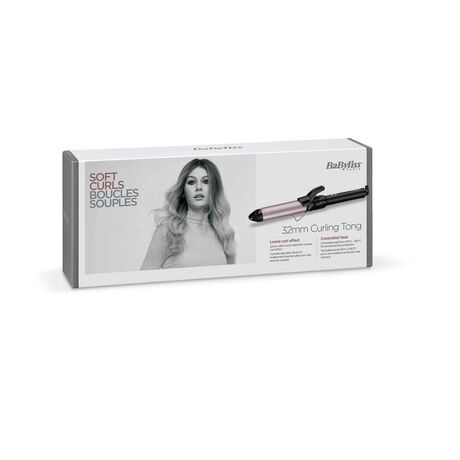 BaByliss Pro 180  C332E  Sublim’Touch 32 mm Curling iron Warm Black, Pink 70.9" (1.8 m)