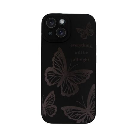 Vivid Silicone Case Apple iPhone 15 Butterfly