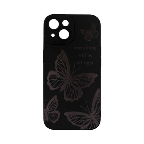 Vivid Silicone Case Apple iPhone 15 Butterfly