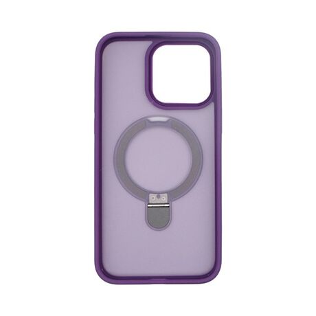 Vivid Magsafe Ring Stand PC Case Apple iPhone 15 Pro Max Purple