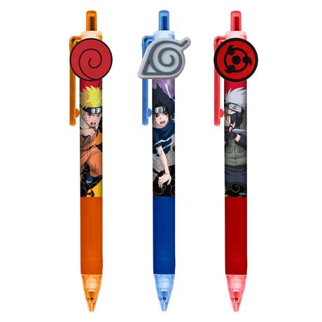 KIDS LICENSING Naruto Shippuden pack of 3 pens