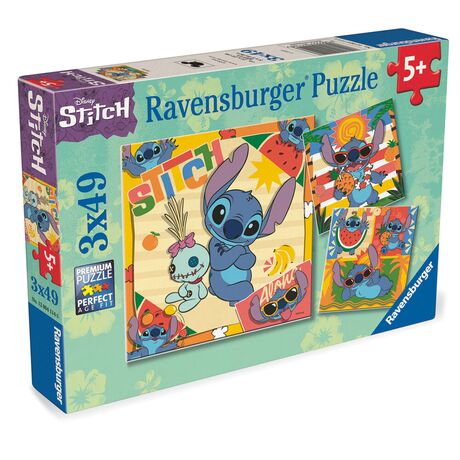 RAVENSBURGER Disney Stitch puzzle 3x39pcs