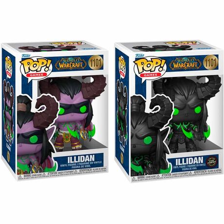 FUNKO POP figure World of Warcraft Illidan 5 + 1 Chase