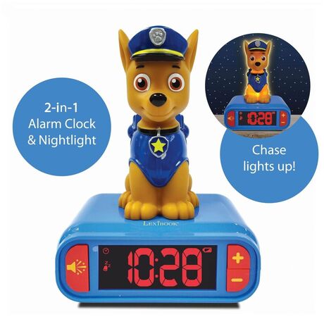 LEXIBOOK Paw Patrol digital alarm clock