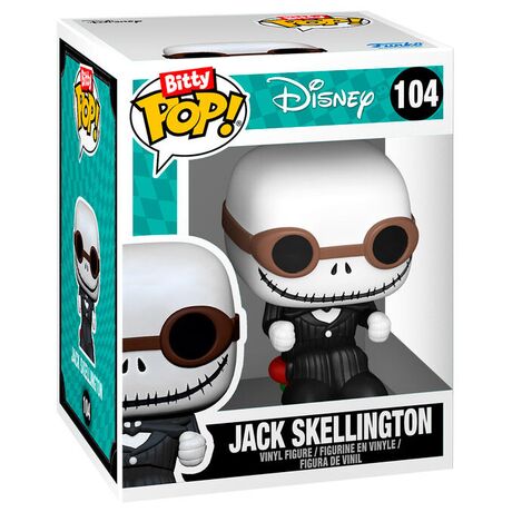 FUNKO Bitty POP figure Ride Disney The Nightmare Before Christmas Jack Skellington with Snowmobile