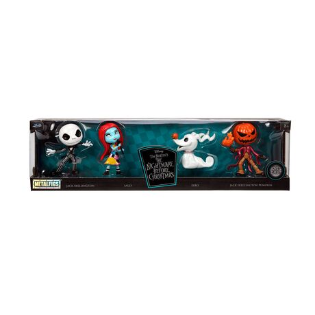 JADA TOYS Nightmare Before Christmas set 4 figures metal 7cm