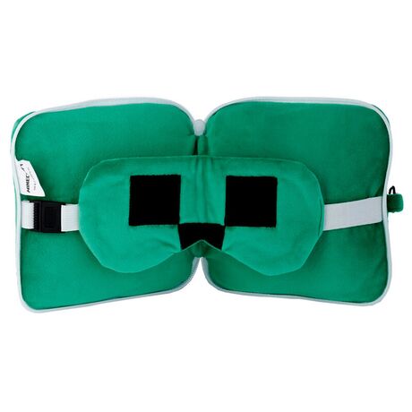 PUCKATOR Relaxeazzz Minecraft Creeper travel pillow eye mask