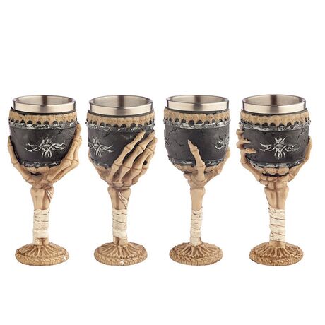 PUCKATOR Skull Hand goblet