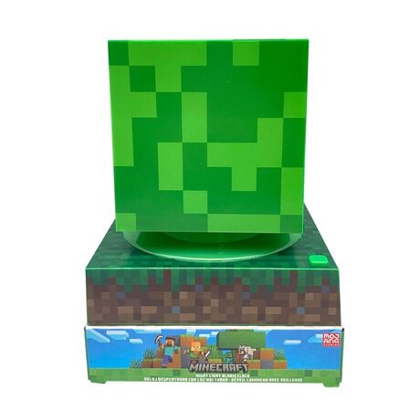 KIDS LICENSING Minecraft 3D lamp with alarm clock