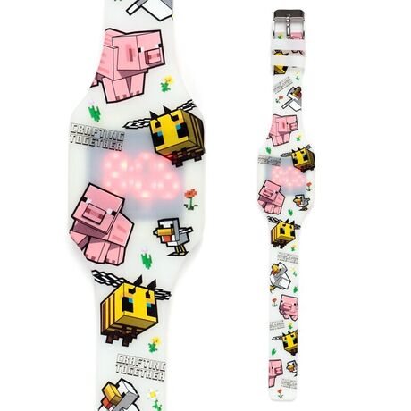 PUCKATOR Minecraft silicone digital watch assorted