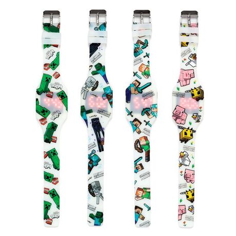 PUCKATOR Minecraft silicone digital watch assorted
