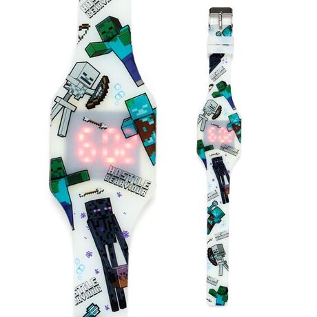 PUCKATOR Minecraft silicone digital watch assorted