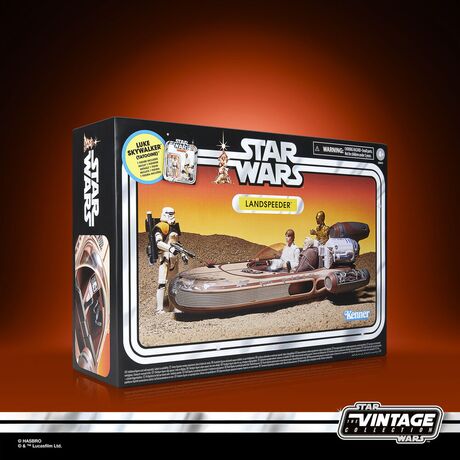 HASBRO Star Wars Landspeeder + Luke Skywalker figure