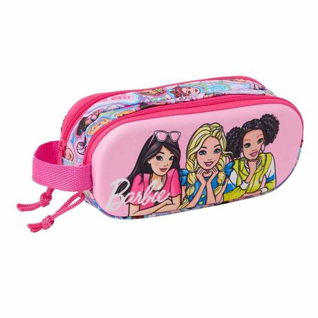 SAFTA Barbie 3D double pencil case