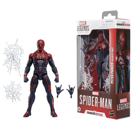 HASBRO Marvel Legends Series Gamerverse Spider-Man Velocity Suit Peter Parker figure 15cm