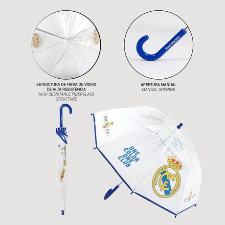 CERDÁ Real Madrid Manual umbrella 45cm