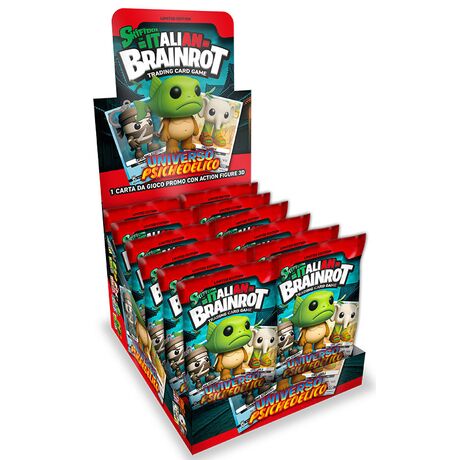 Skifidol BRAINROT Portachiavi + Carta Speciale Box 12 Buste