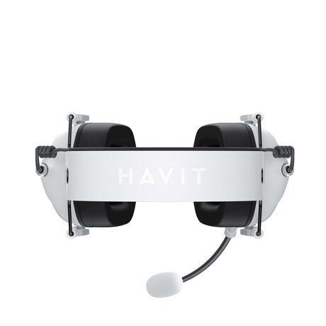 Havit H2033D - gaming headphones, white/black