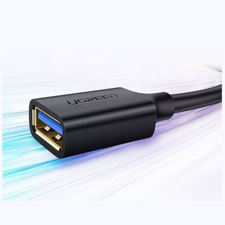 Ugreen extension cable adapter USB 3.0 (female) to USB 3.0 (male) 2m (black)
