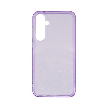 Vivid Silicone Anti-Scratch Glitter Case Samsung Galaxy A55 5G Purple