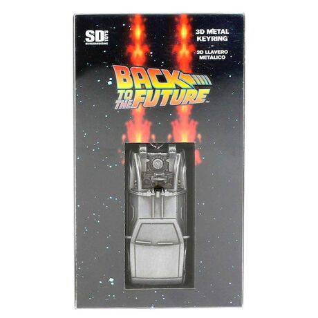 SD TOYS Back to the Future Delorean 3D metal keychain