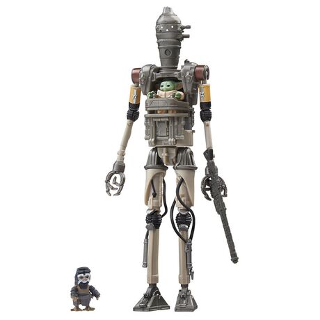 HASBRO Star Wars The Mandalorian IG-12 Grogu & Anzellan figure 9,5cm