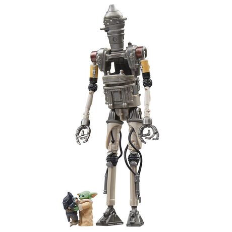 HASBRO Star Wars The Mandalorian IG-12 Grogu & Anzellan figure 9,5cm
