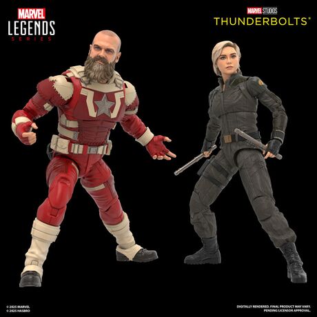 HASBRO Marvel Legends Thunderbolts Yelena Belova & Red Guardian pack 2 figures