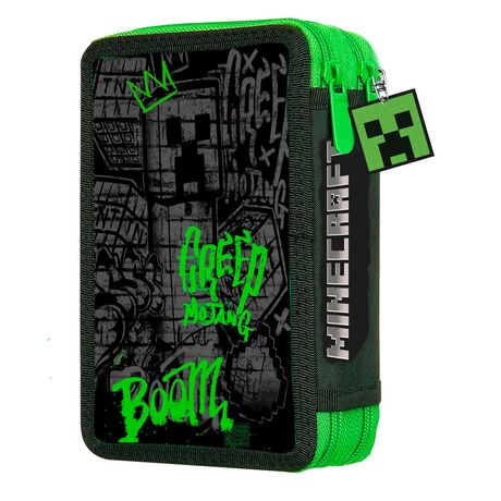 KIDS LICENSING Minecraft double pencil case