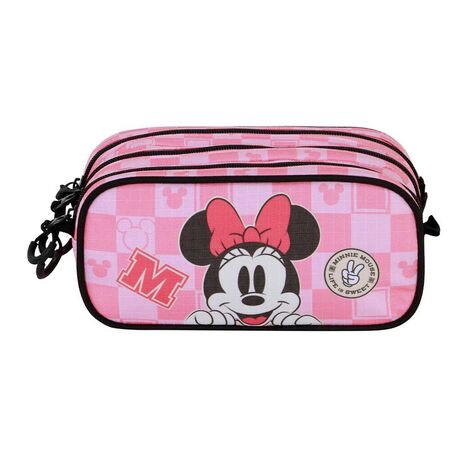 KARACTERMANIA Disney Minnie Journey triple pencil case