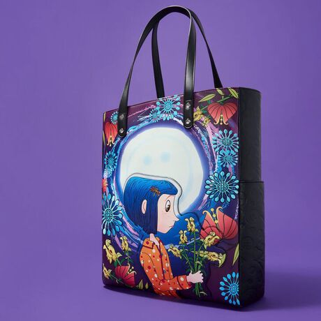 LOUNGEFLY Loungefly Coraline Worlds Laika shopping bag