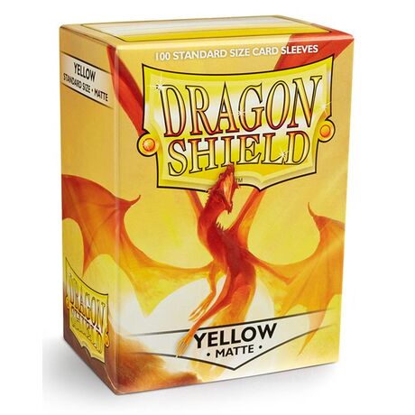 DRAGON SHIELD Bustine Standard Matte Yellow 100pz