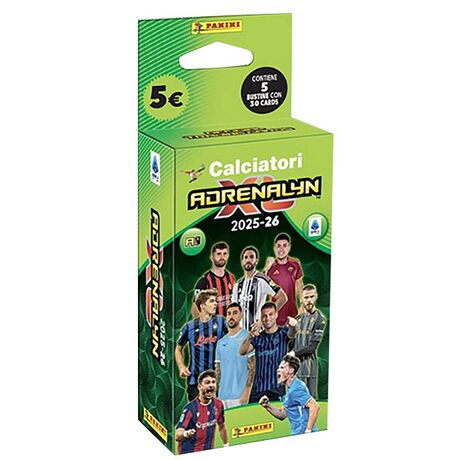PANINI Card Adrenalyn XL 2025-26 Ecoblister 5 Buste