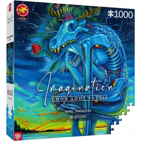 Puzzle Good Loot Imagination - Kamil Jakóbczak: White Wolf 1000 pc(s)